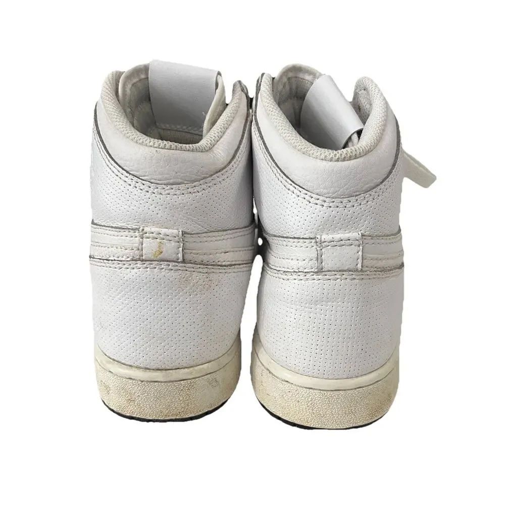 Nike Air Jordan 1 Perforated High 575441 100 Size 6.5Y White